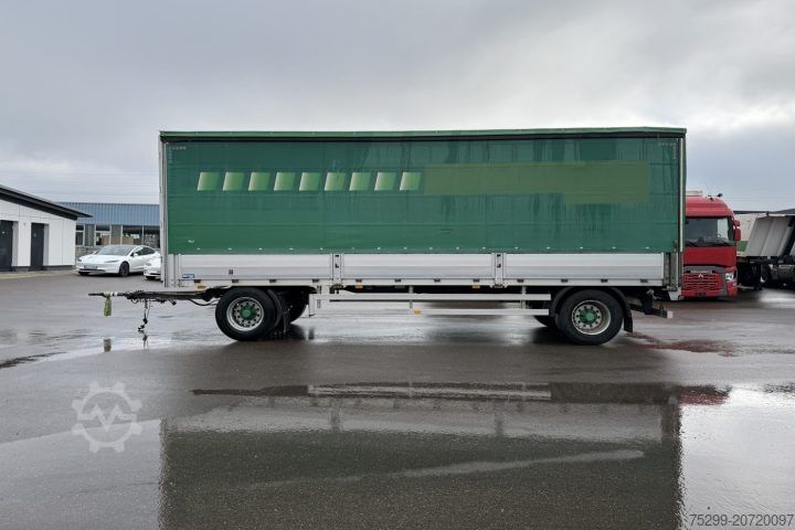 Open trailer with tarp UE 18 Plane / Swiss-Vehicle
