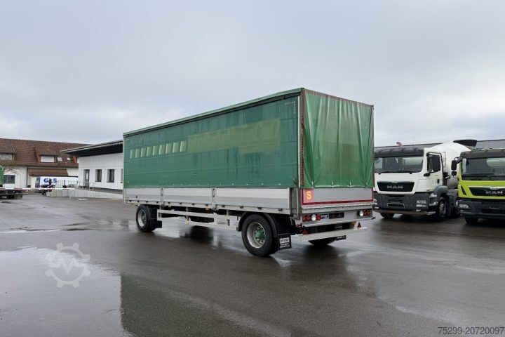 Open trailer with tarp UE 18 Plane / Swiss-Vehicle