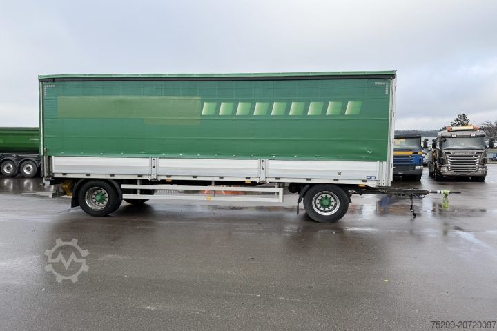 Open trailer with tarp UE 18 Plane / Swiss-Vehicle