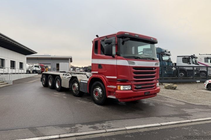 Truck chassis Scania G 490 10x4 SWS Chassis-Kabine / Swiss-Vehicle