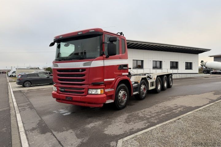 Truck chassis Scania G 490 10x4 SWS Chassis-Kabine / Swiss-Vehicle