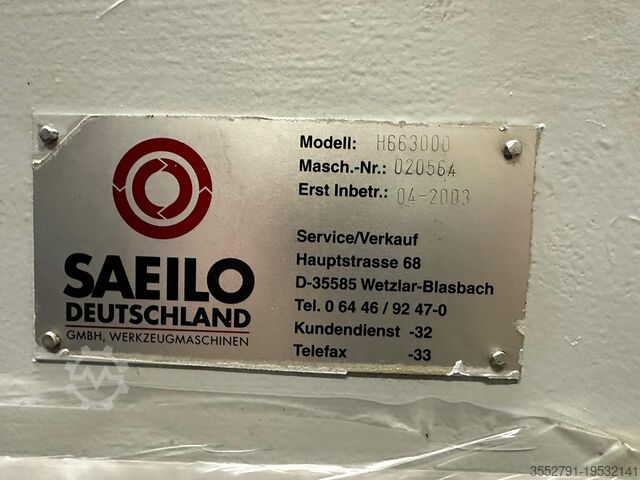 Cycle-controlled CNC lathe Saeilo H663000