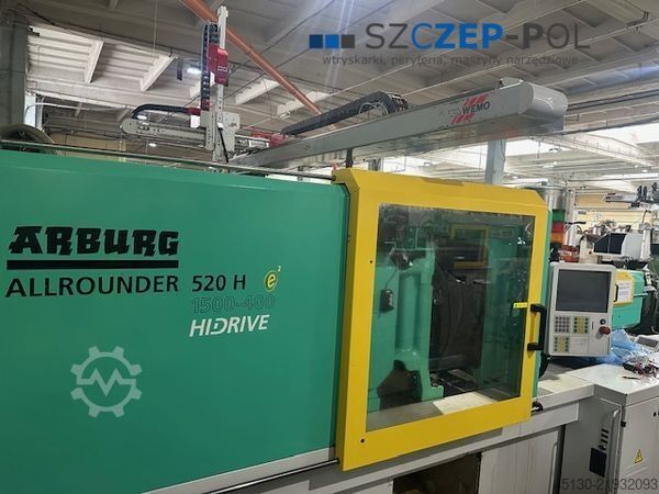 Injection molding machine Arburg 520H 1500-400 e²