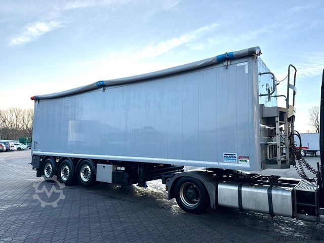 Auflieger mit Walkingfloor KNAPEN K200 Schubboden 61m³ mit Zellenradschleuse Agrar