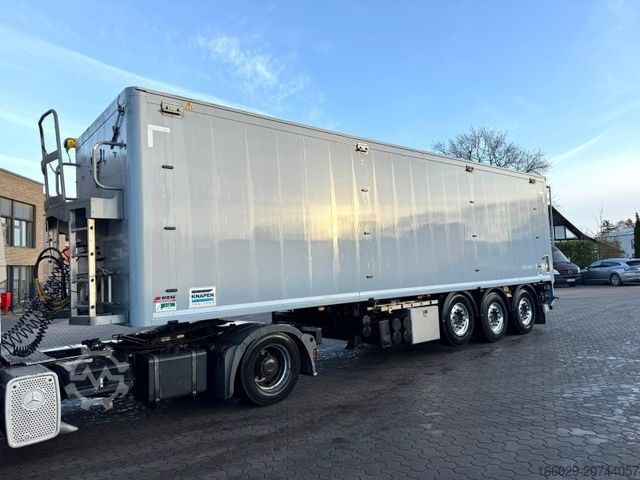 Auflieger mit Walkingfloor KNAPEN K200 Schubboden 61m³ mit Zellenradschleuse Agrar