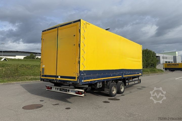 Open trailer with tarp  APB 73-11-DZ Plane / Swiss-Vehicle