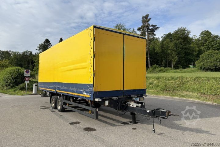 Open trailer with tarp  APB 73-11-DZ Plane / Swiss-Vehicle