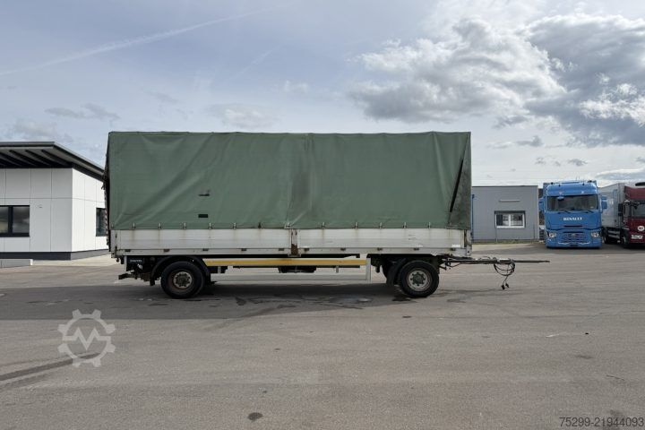 Open trailer with tarp  A 100H Plane/HB