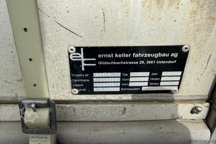 Open trailer with tarp  A 100H Plane/HB