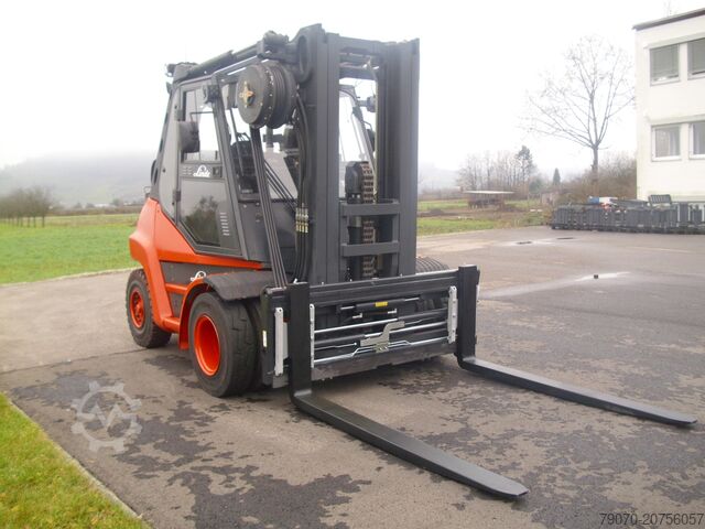 Gabelstapler Linde H80T-02-X396 TRIPLEX-ZVG-KAB-HZG- NUR 76