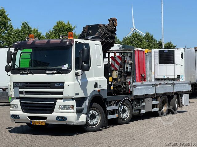 Crane truck DAF CF 85.360 8x2*6 HIAB 42T/m Crane