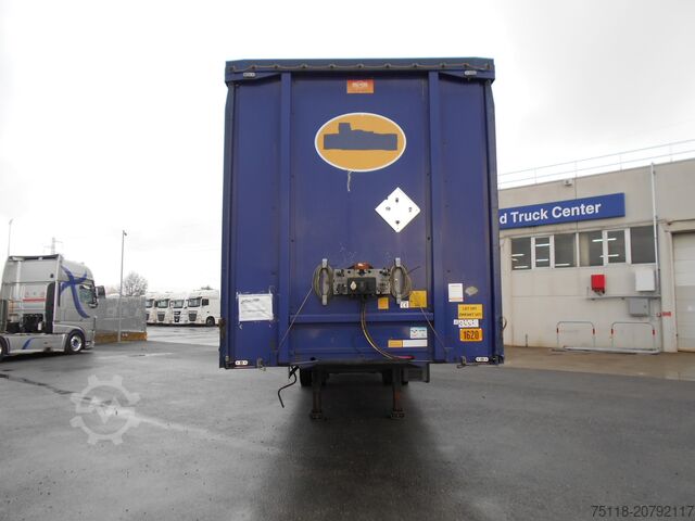 Open semitrailer with tarp Pacton TBD 122 - CENTINATO 1 ASSE TRIDEC + SPON