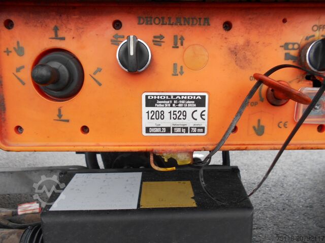 Open semitrailer with tarp Pacton TBD 122 - CENTINATO 1 ASSE TRIDEC + SPON