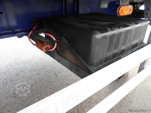 Open semitrailer with tarp Pacton TBD 122 - CENTINATO 1 ASSE TRIDEC + SPON