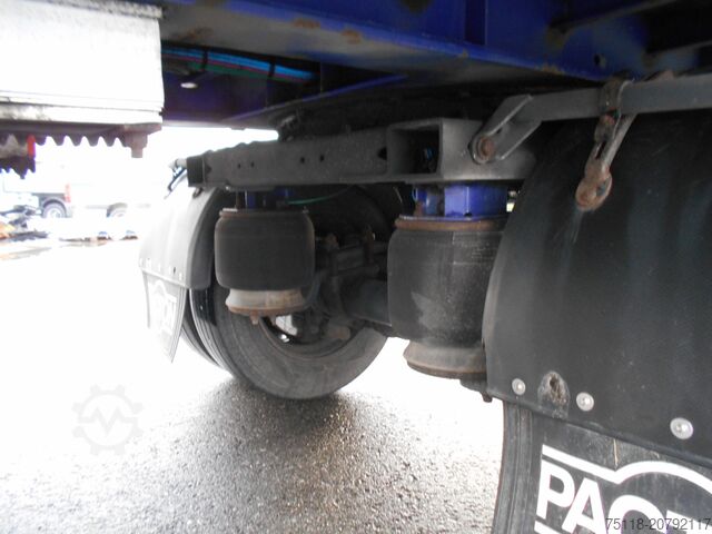 Open semitrailer with tarp Pacton TBD 122 - CENTINATO 1 ASSE TRIDEC + SPON