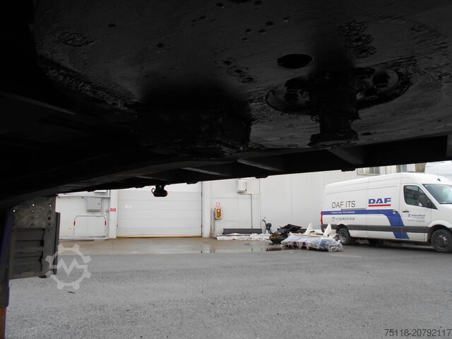 Open semitrailer with tarp Pacton TBD 122 - CENTINATO 1 ASSE TRIDEC + SPON