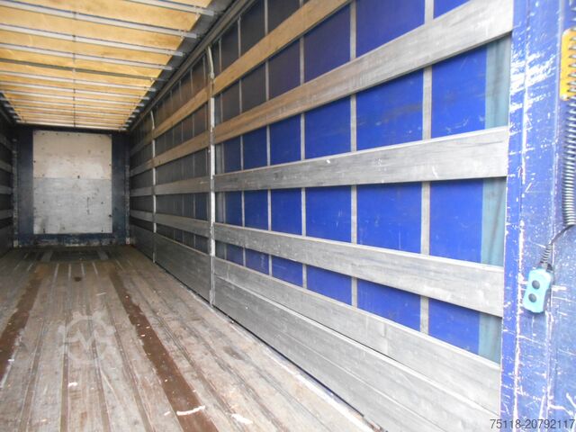 Open semitrailer with tarp Pacton TBD 122 - CENTINATO 1 ASSE TRIDEC + SPON