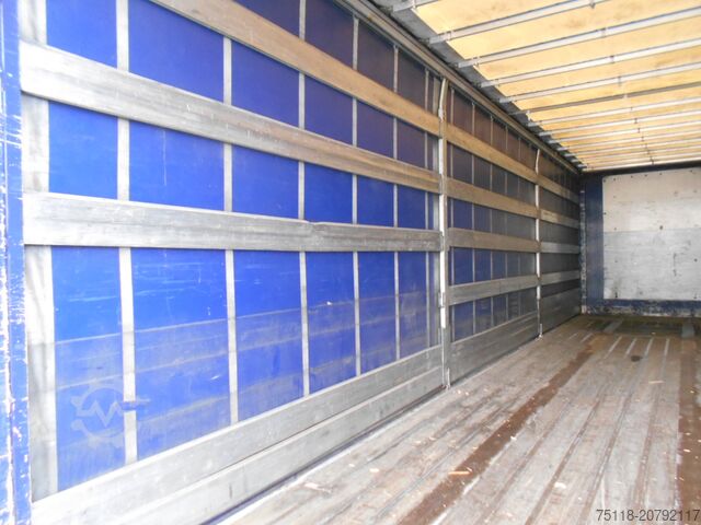 Open semitrailer with tarp Pacton TBD 122 - CENTINATO 1 ASSE TRIDEC + SPON