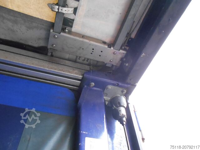 Open semitrailer with tarp Pacton TBD 122 - CENTINATO 1 ASSE TRIDEC + SPON