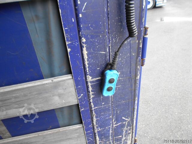 Open semitrailer with tarp Pacton TBD 122 - CENTINATO 1 ASSE TRIDEC + SPON