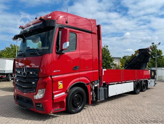 Truck mounted crane MERCEDES-BENZ Actros 2648 L/ Container/ PK 53002/ 16.3m=2.45t