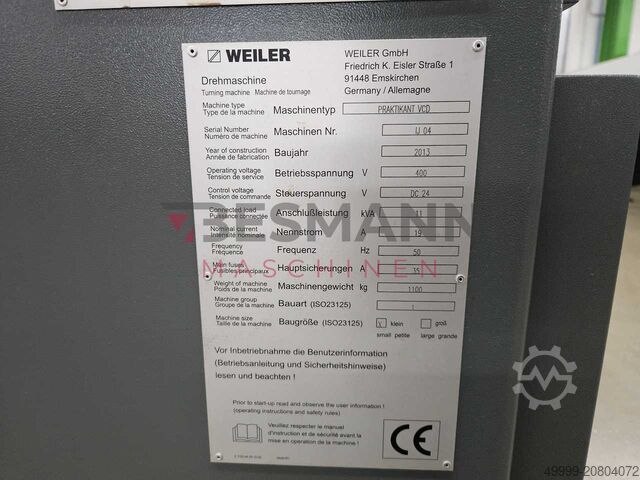 L-u Z Drehmaschine Weiler Praktikant VCD