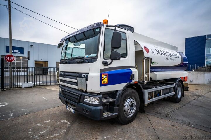 Fuel tanker DAF CF 75 360 +ALU MAGYAR 13.500L /4COMP + INTARDER
