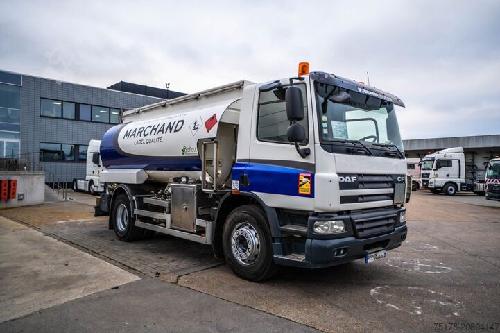 Fuel tanker DAF CF 75 360 +ALU MAGYAR 13.500L /4COMP + INTARDER