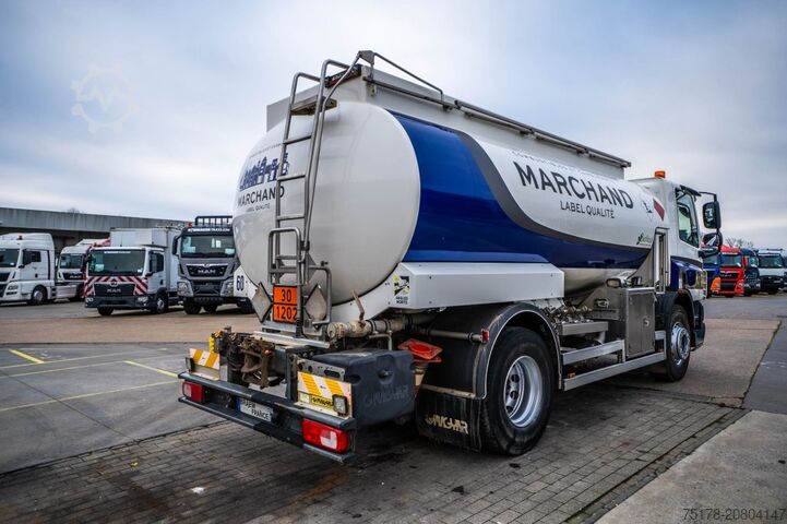 Fuel tanker DAF CF 75 360 +ALU MAGYAR 13.500L /4COMP + INTARDER