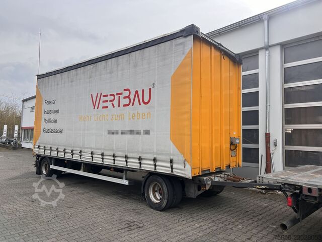 Open trailer with tarp RUFA DHC 18-22  2 Achs Jumbo- Planenanhänger