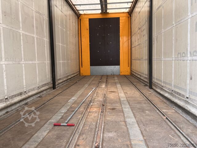 Open trailer with tarp RUFA DHC 18-22  2 Achs Jumbo- Planenanhänger