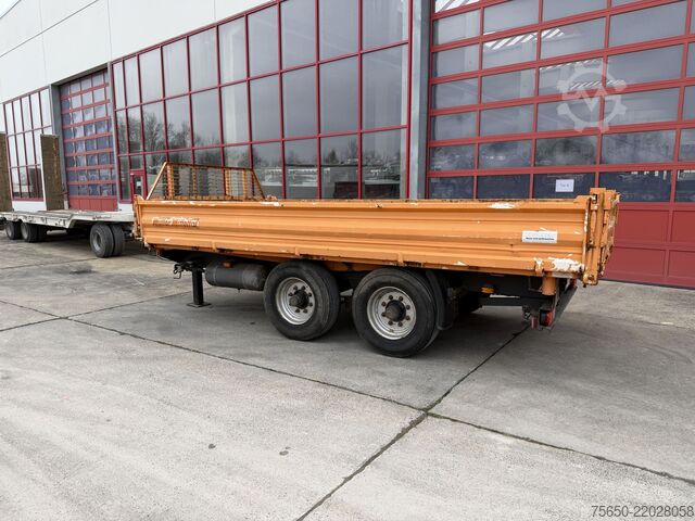 Tipper trailer Müller Mitteltal KA-TA-T  13,5 t Tandemkipper- Tieflader