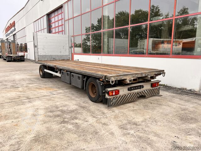 Low loader trailer Ackermann PA-F 18/7.4E  2 Achs Jumboanhänger Mega