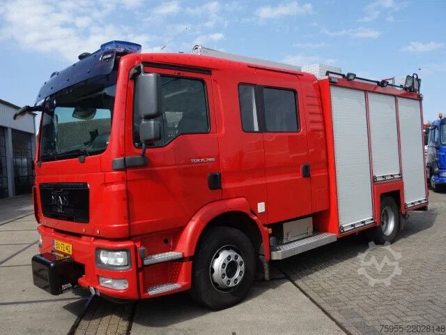 Fire engine MAN TGM 15 15-280-webber hydraulic godivapump,foamtank