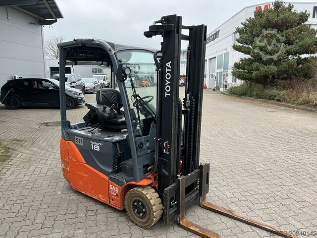 Elektro 3 Rad-Stapler Toyota 8 FBE 18 T