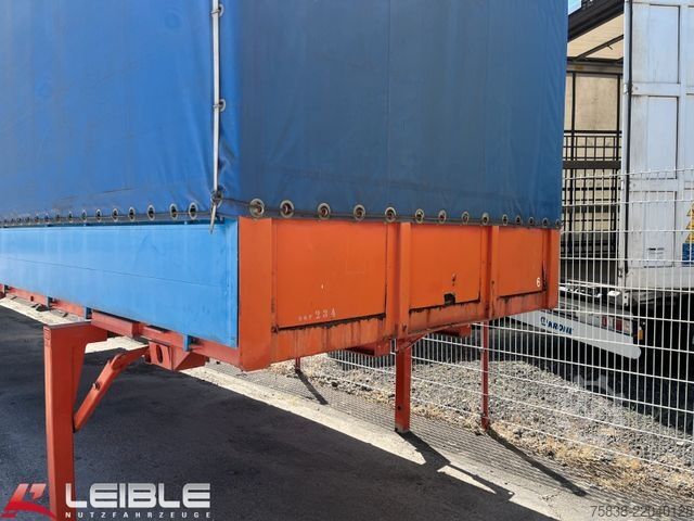 Swap body trailer ACKERMANN-FRUEHAUF Pritsche + Plane*Wechselpritsche*41m³*Klapprunge