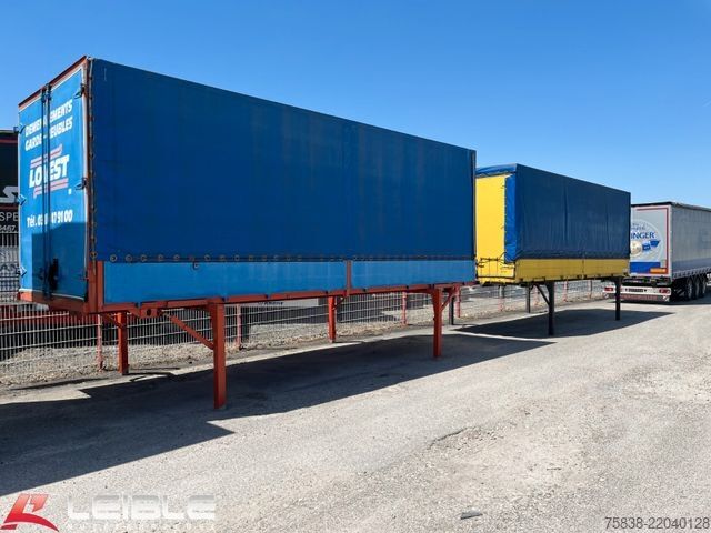 Swap body trailer ACKERMANN-FRUEHAUF Pritsche + Plane*Wechselpritsche*41m³*Klapprunge