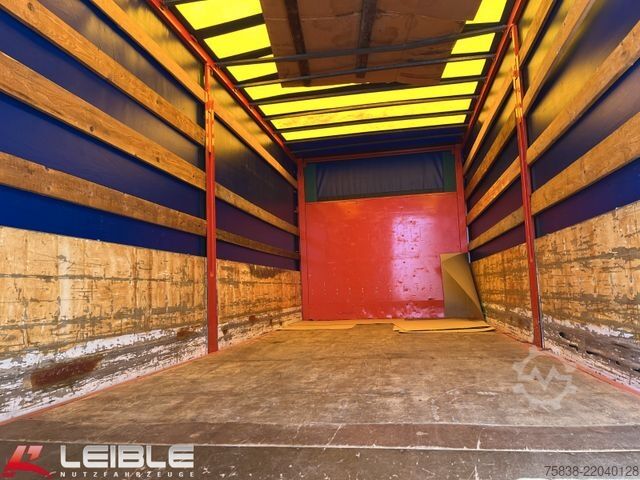 Swap body trailer ACKERMANN-FRUEHAUF Pritsche + Plane*Wechselpritsche*41m³*Klapprunge