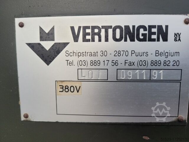 Tenoning machine Vertongen 