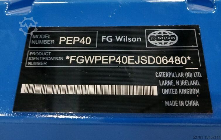 Generator set FG Wilson P110-3 - 110 kVA Open Genset - DPX-16008-O