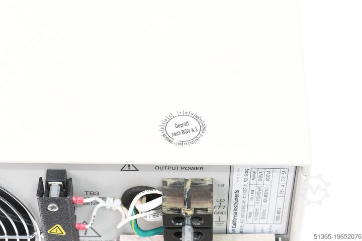 AC/DC power source & performance analyzer CALIFORNIA INSTRUMENTS 5001iX-400-411-413