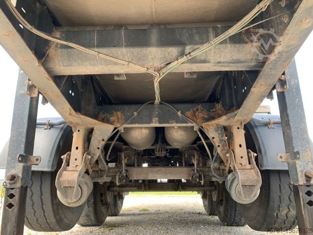 Kipper Auflieger SCHWARZMÜLLER Alu-Mulde_ Stahl-Boden_ 24m³_ BPW_ Trommelbremse