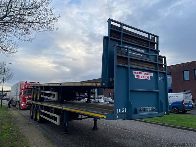 Plattformanhänger Haan OPL 45 Heavy Duty / Rungen-Potholes /BPW / 2x L...