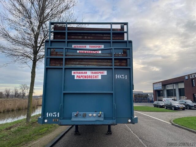 Plattformanhänger Haan OPL 45 Heavy Duty / Rungen-Potholes /BPW / 2x L...