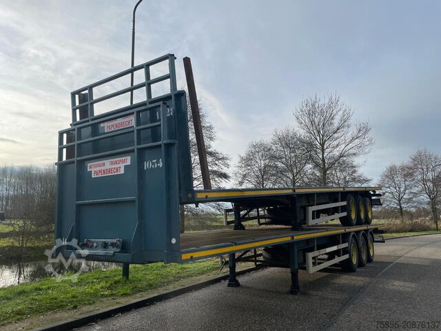 Plattformanhänger Haan OPL 45 Heavy Duty / Rungen-Potholes /BPW / 2x L...