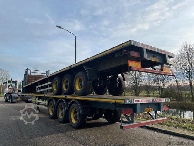 Plattformanhänger Haan OPL 45 Heavy Duty / Rungen-Potholes /BPW / 2x L...