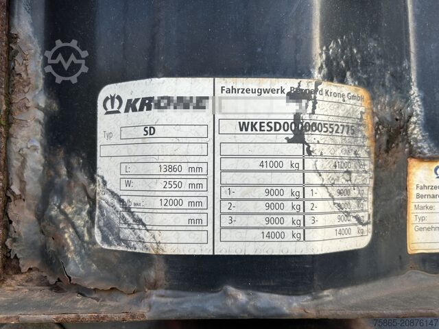 Volume transport Krone Profi Liner / Mega / Curtinside / BPW Drum / NL...