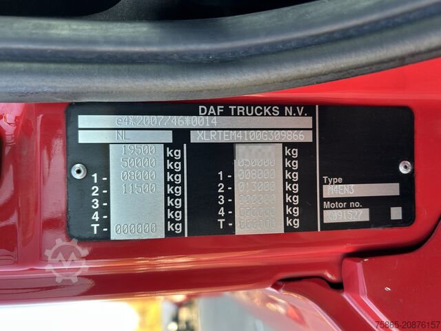 Standard tractor DAF CF 410 FT Space Cab / 623 dkm / New Tacho V2 / ...