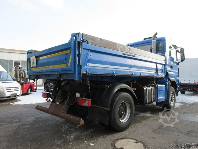 Dreiseitenkipper LKW man TGS 18.480 4x4 BB AHK, Anbauplatte