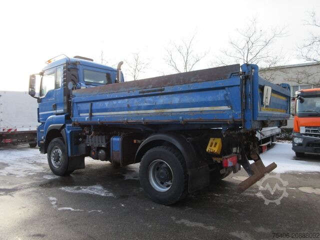 Dreiseitenkipper LKW man TGS 18.480 4x4 BB AHK, Anbauplatte